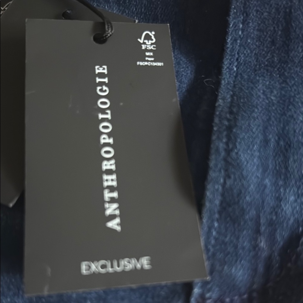 PAIGE Blue Ankle Cropped Jeans “Cindy” Anthropologie Exclusive - Picture 7 of 10